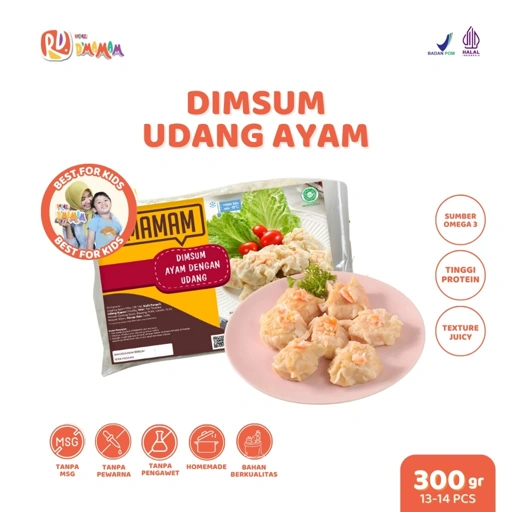 Image of D'MAMAM Dimsum Udang Ayam 300g MPASI Homemade Dairy Free BPOM HALAL