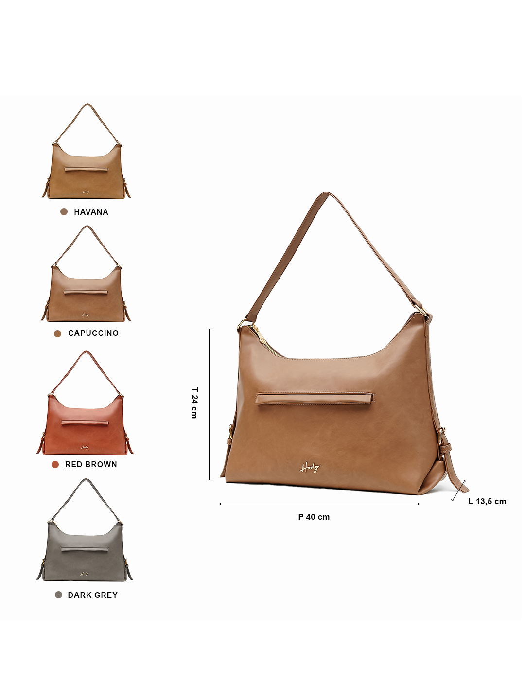[Exclusive Launching] Hody - Tas Totebag Wanita Shoulder Bag Wanita Kulit Sintetis Premium Muat Laptop - Alora Bag