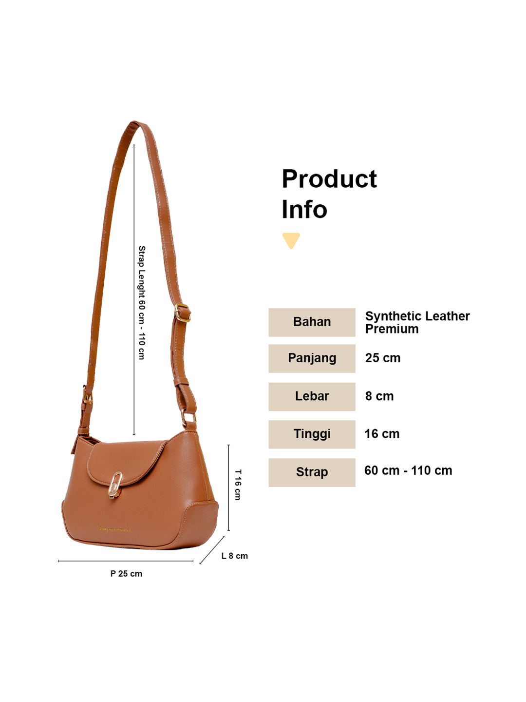 Hody x Sheikalova - Tas Selempang Wanita Terbaru Sling Bag - LAYESHA BAG