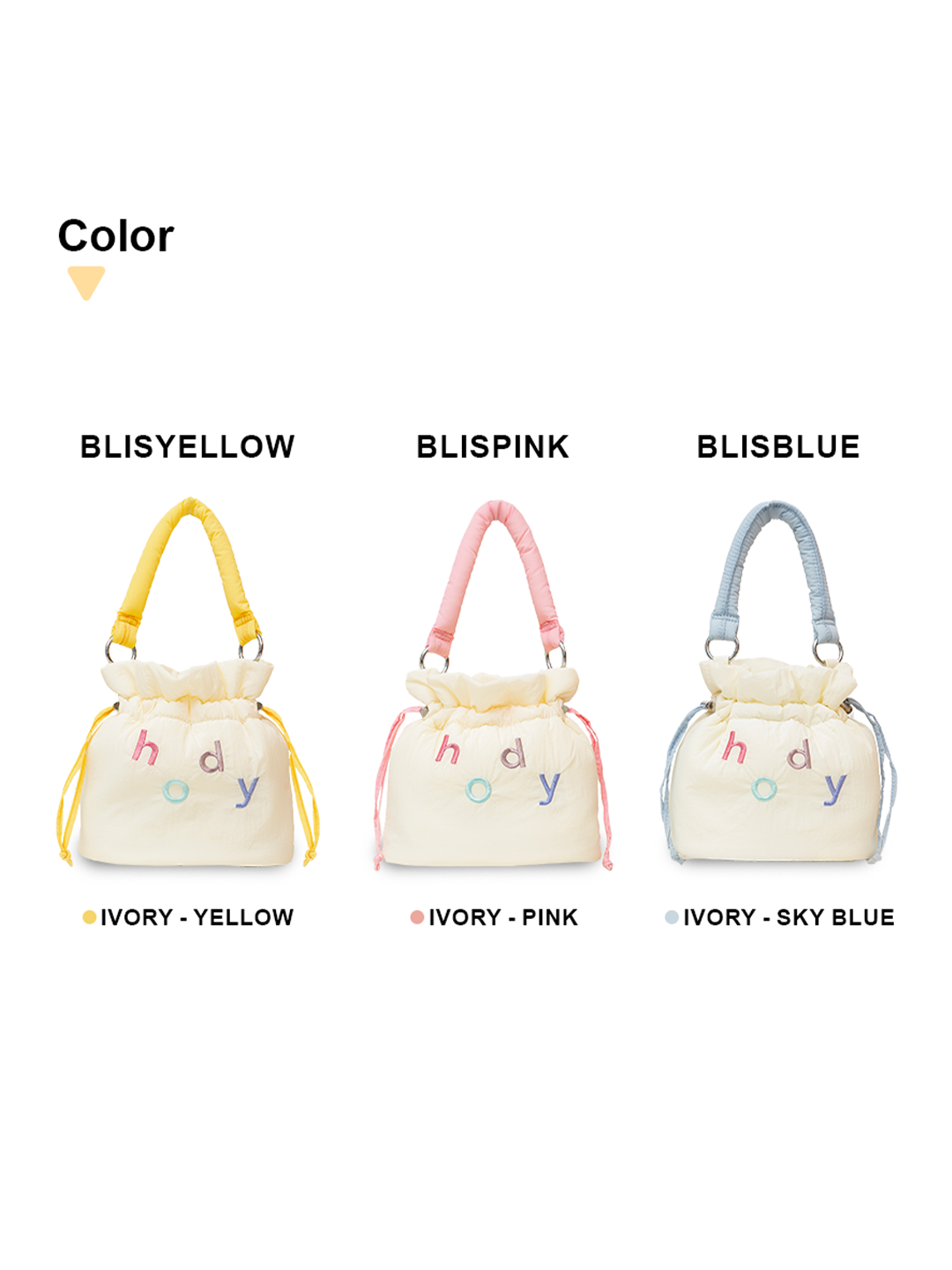 Hody - Tas Selempang Wanita Terbaru Handbag Bucket Bag Mini Tas Serut Sling Bag - BLISSIE BAG