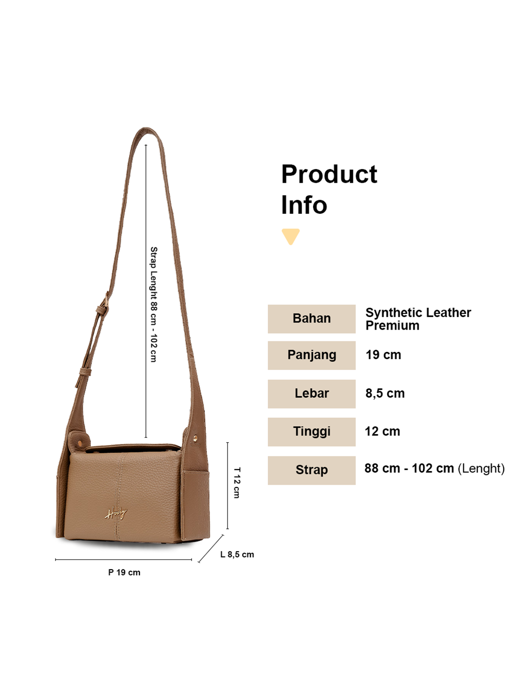 Hody - Tas Selempang Wanita Mini Sling Bag HP Tas Wanita Shoulder Bag Terbaru - ORLYN BAG