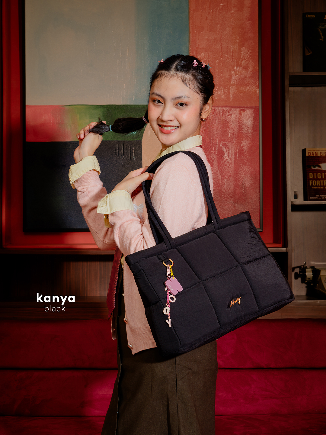 Hody - Tas Wanita Laptop Jinjing Totebag Terbaru Laptop Sarung Tas Pelindung Sleeve Laptop - KANYA LAPTOP BAG