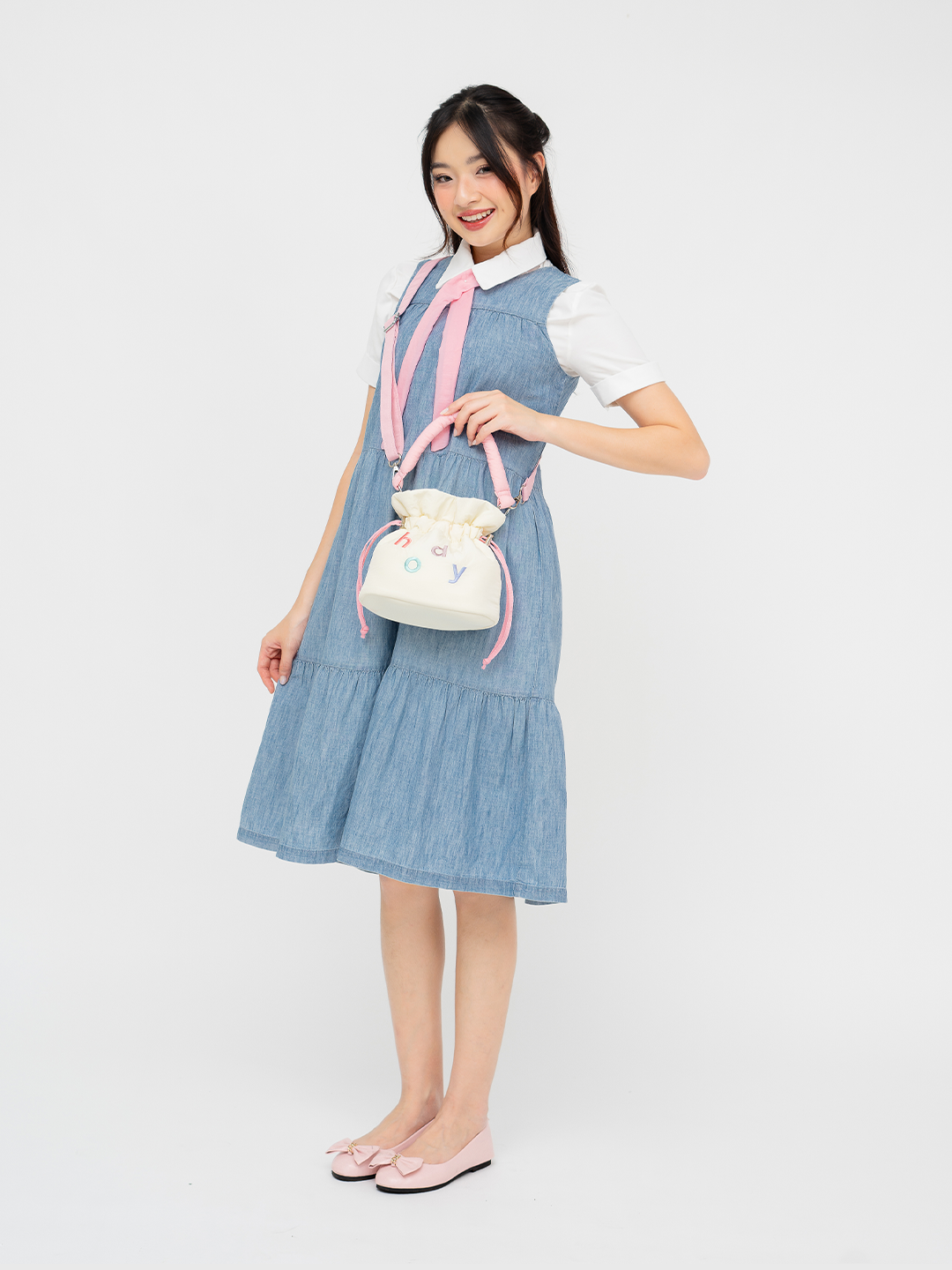 Hody - Tas Selempang Wanita Terbaru Handbag Bucket Bag Mini Tas Serut Sling Bag - BLISSIE BAG