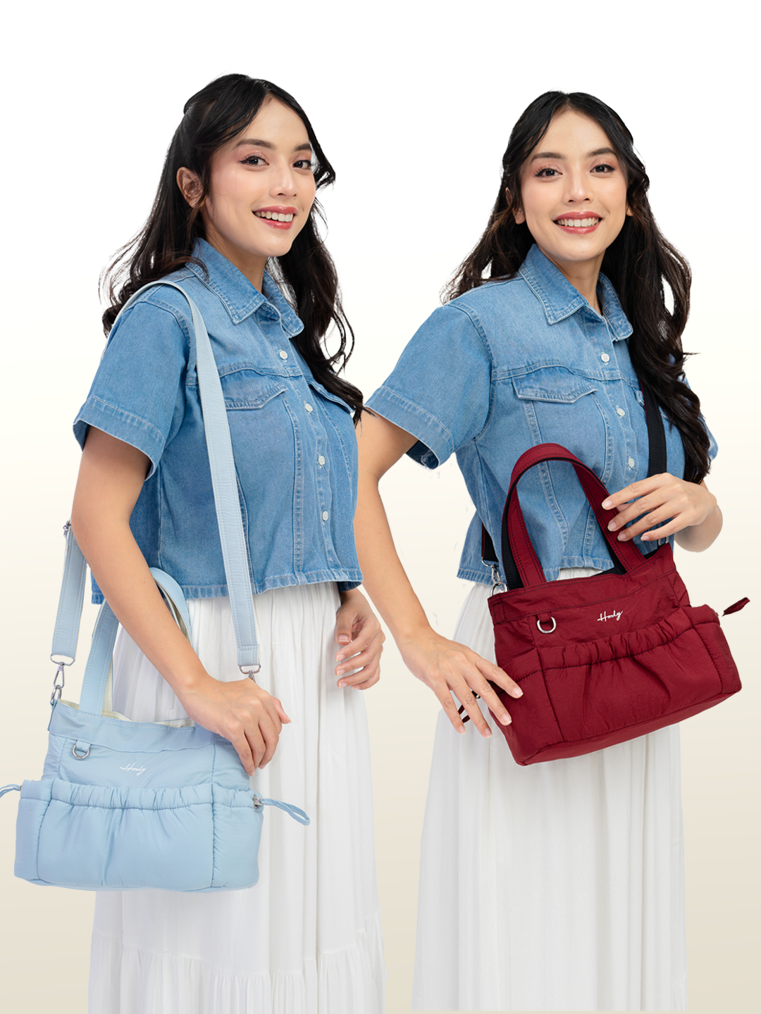 Hody - Tas Selempang Wanita Terbaru Handbag Reversible 2 in 1 Bag Bolak Balik - BAILA BAG