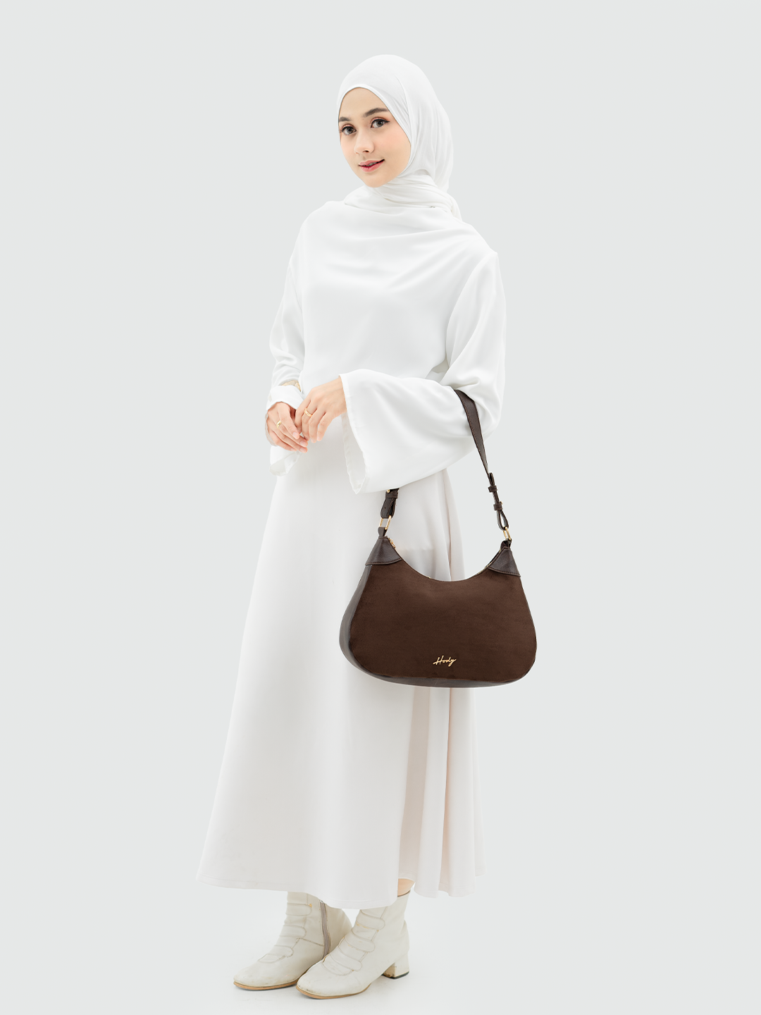 Hody - Tas Wanita Totebag Terbaru Suede Shoulder Bag Tas Bahu Wanita Kerja Kantor - AUREN BAG