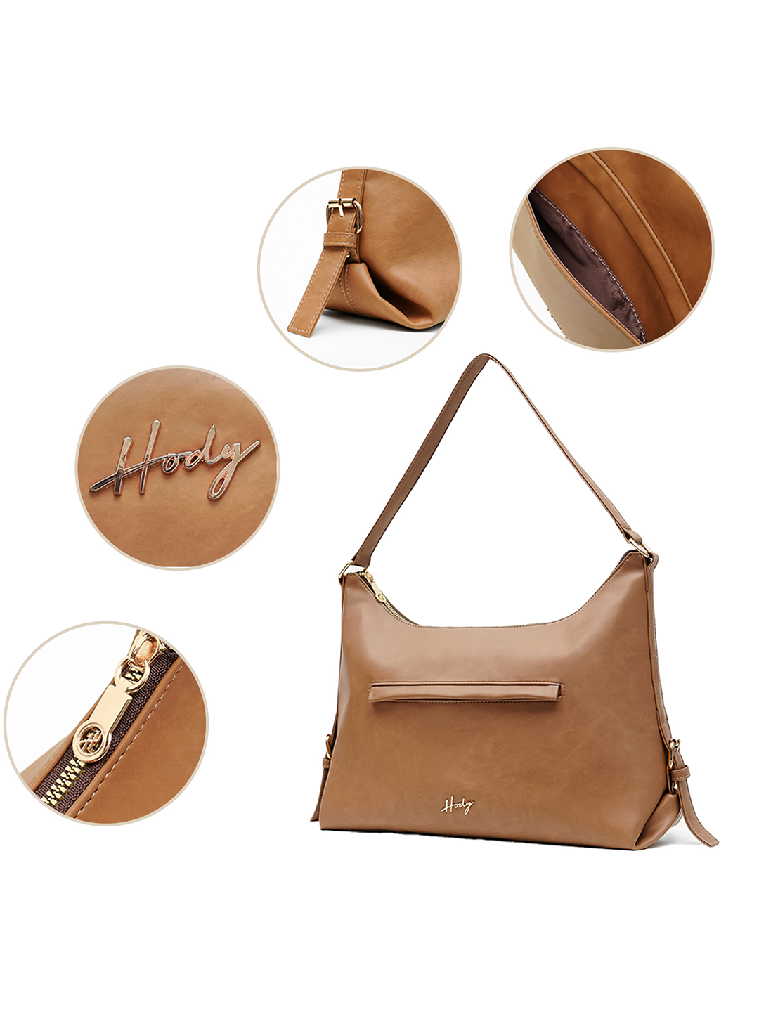 [Exclusive Launching] Hody - Tas Totebag Wanita Shoulder Bag Wanita Kulit Sintetis Premium Muat Laptop - Alora Bag