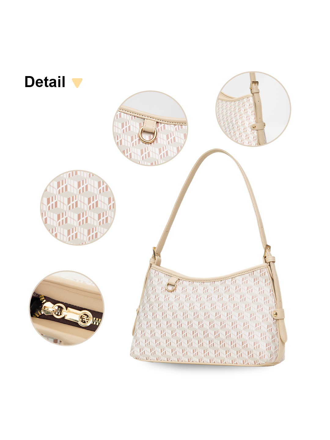 Hody - Tas Wanita Bahu Kerja Kuliah Tas Bahu Terbaru Pattern Shoulder Bag Wanita - SELIA BAG