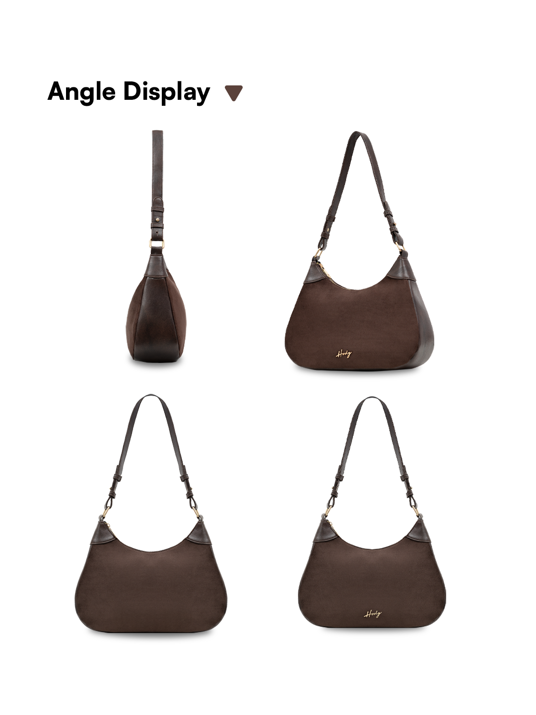 Hody - Tas Wanita Totebag Terbaru Suede Shoulder Bag Tas Bahu Wanita Kerja Kantor - AUREN BAG