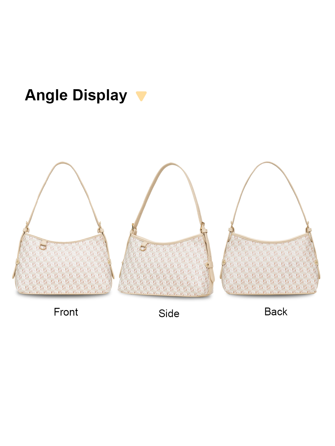 Hody - Tas Wanita Bahu Kerja Kuliah Tas Bahu Terbaru Pattern Shoulder Bag Wanita - SELIA BAG
