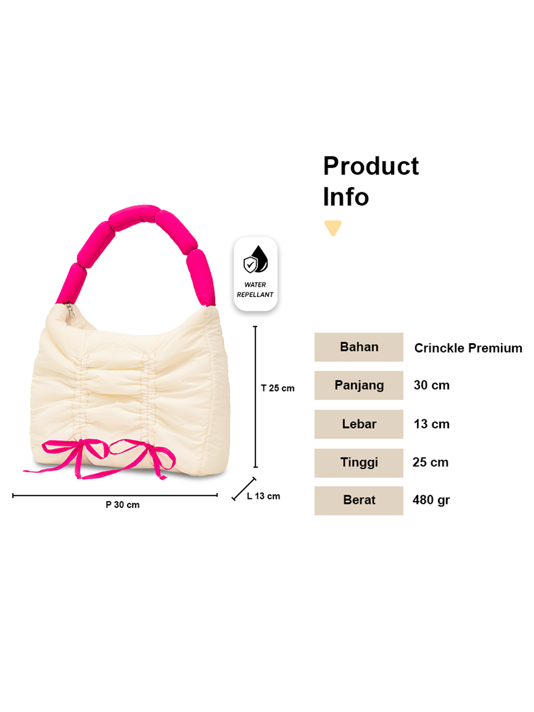 Hody - Tas Wanita Totebag Terbaru Tas Bahu Korea Shoulder Bag Wanita Pita Serut - CELEVA BAG
