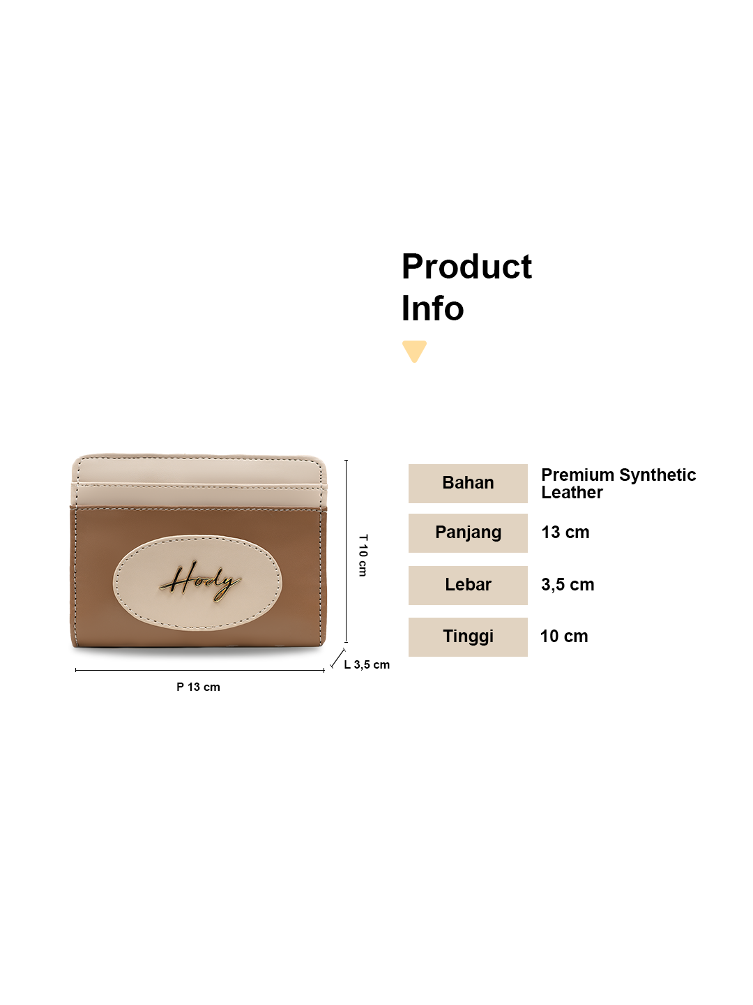 Hody - Dompet Lipat Wanita Card Holder Dompet Mini Lipat Wanita Terbaru - CLAIRE WALLET