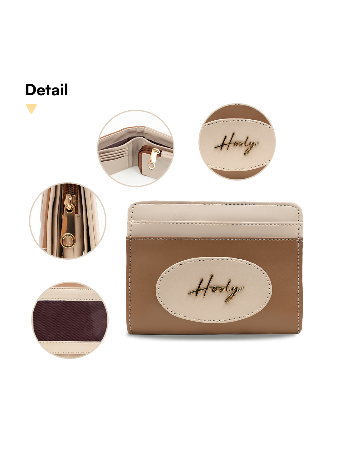 Hody - Dompet Lipat Wanita Card Holder Dompet Mini Lipat Wanita Terbaru - CLAIRE WALLET