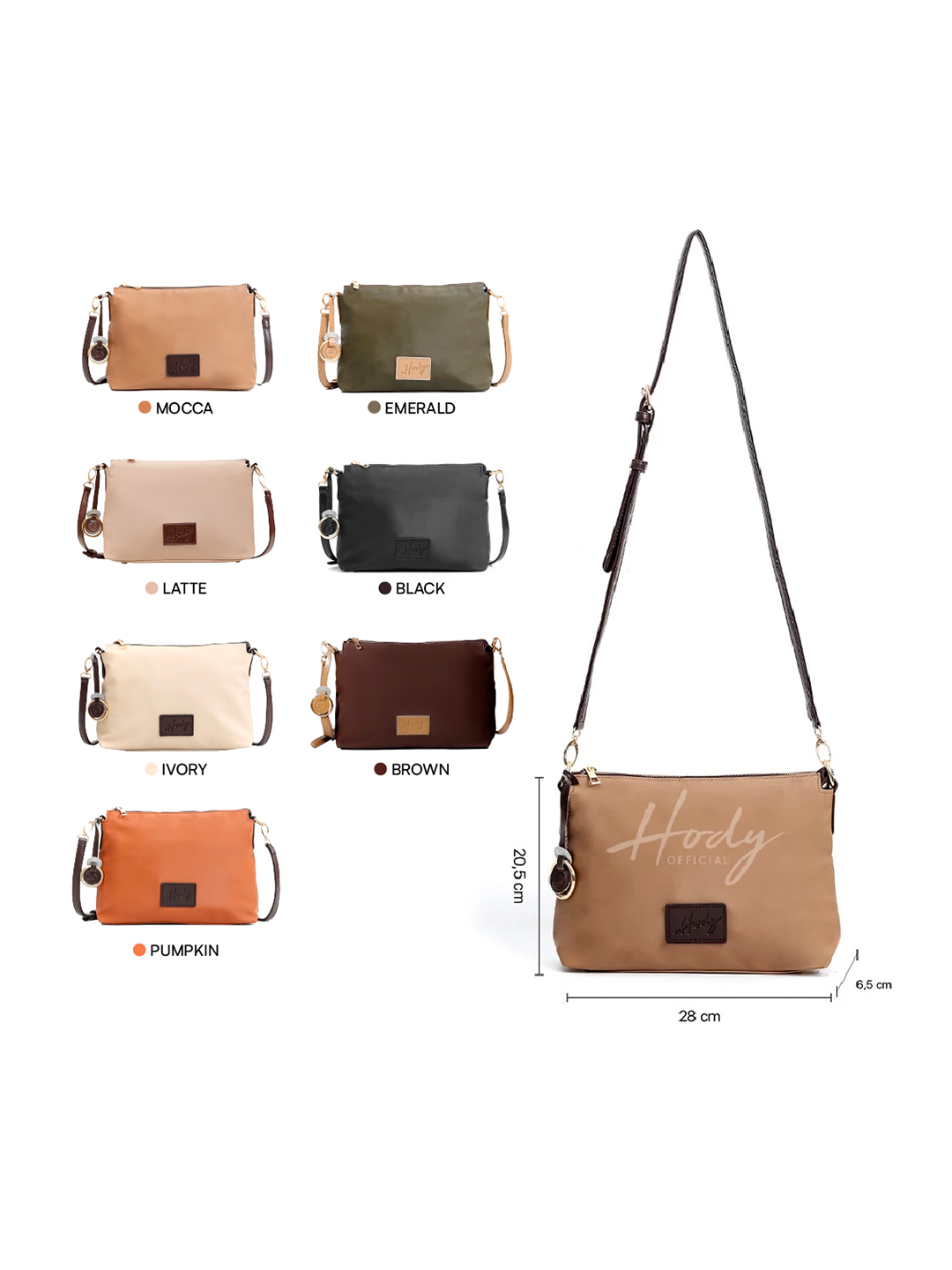 Hody - Tas Selempang Wanita Terbaru Tas Hody Best Seller Tas Wanita Kekinian Sling Bag HP Wanita - FELLY BAG