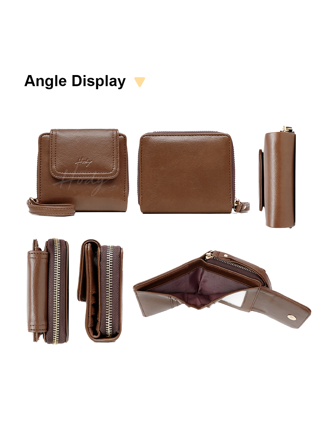 Hody - Dompet Lipat Wanita Card Holder Wanita Tali Pendek - LAYNA WALLET