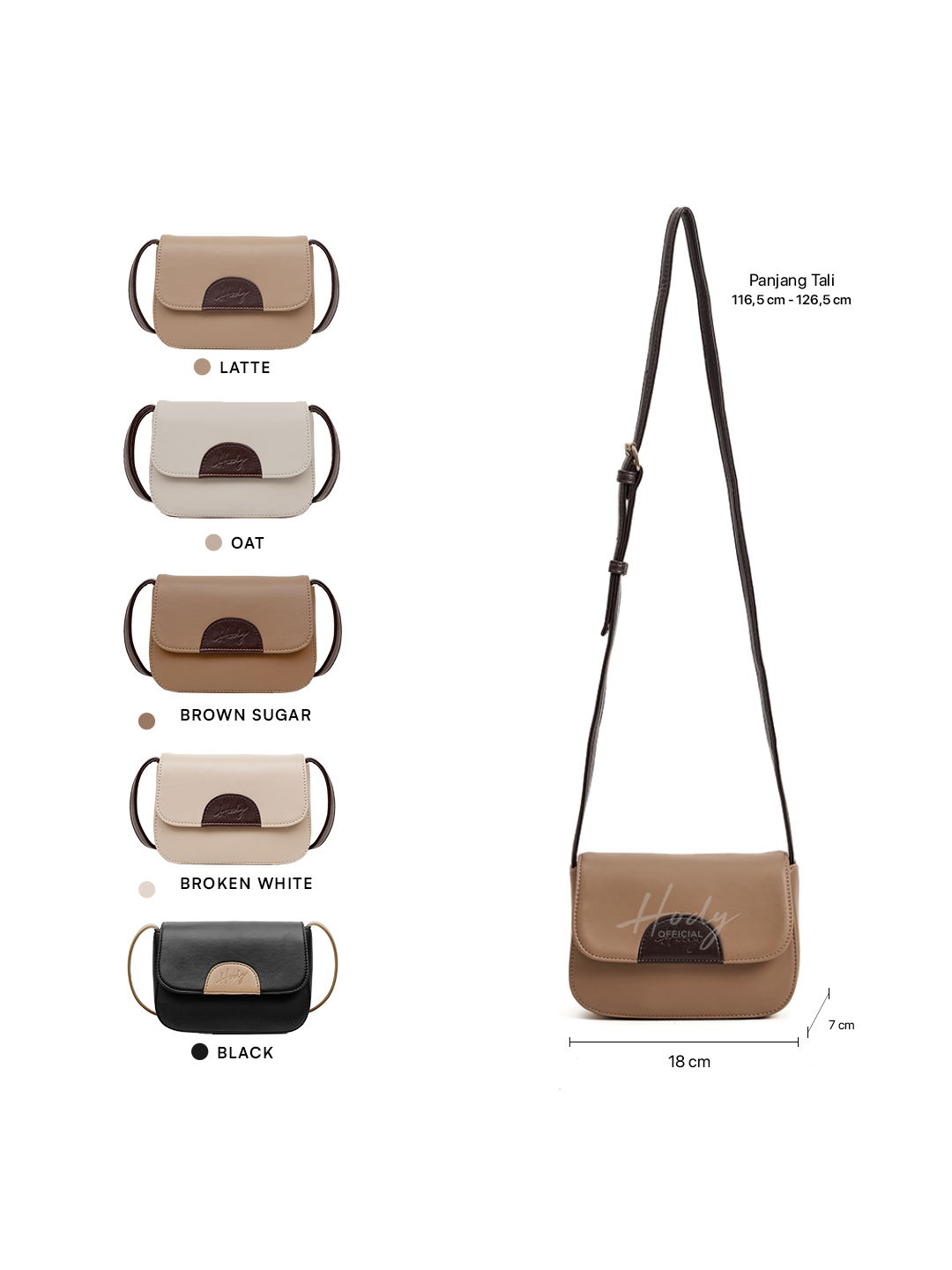 HODY -  Tas HP Wanita Terbaru 2026 Tas Selempang Wanita Sling Bag Wanita - MONA BAG