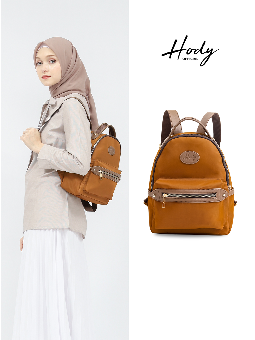 Hody - Tas Ransel Wanita Tas Ransel Simple Tas Ransel Wanita Mini - NAGITA BACKPACK