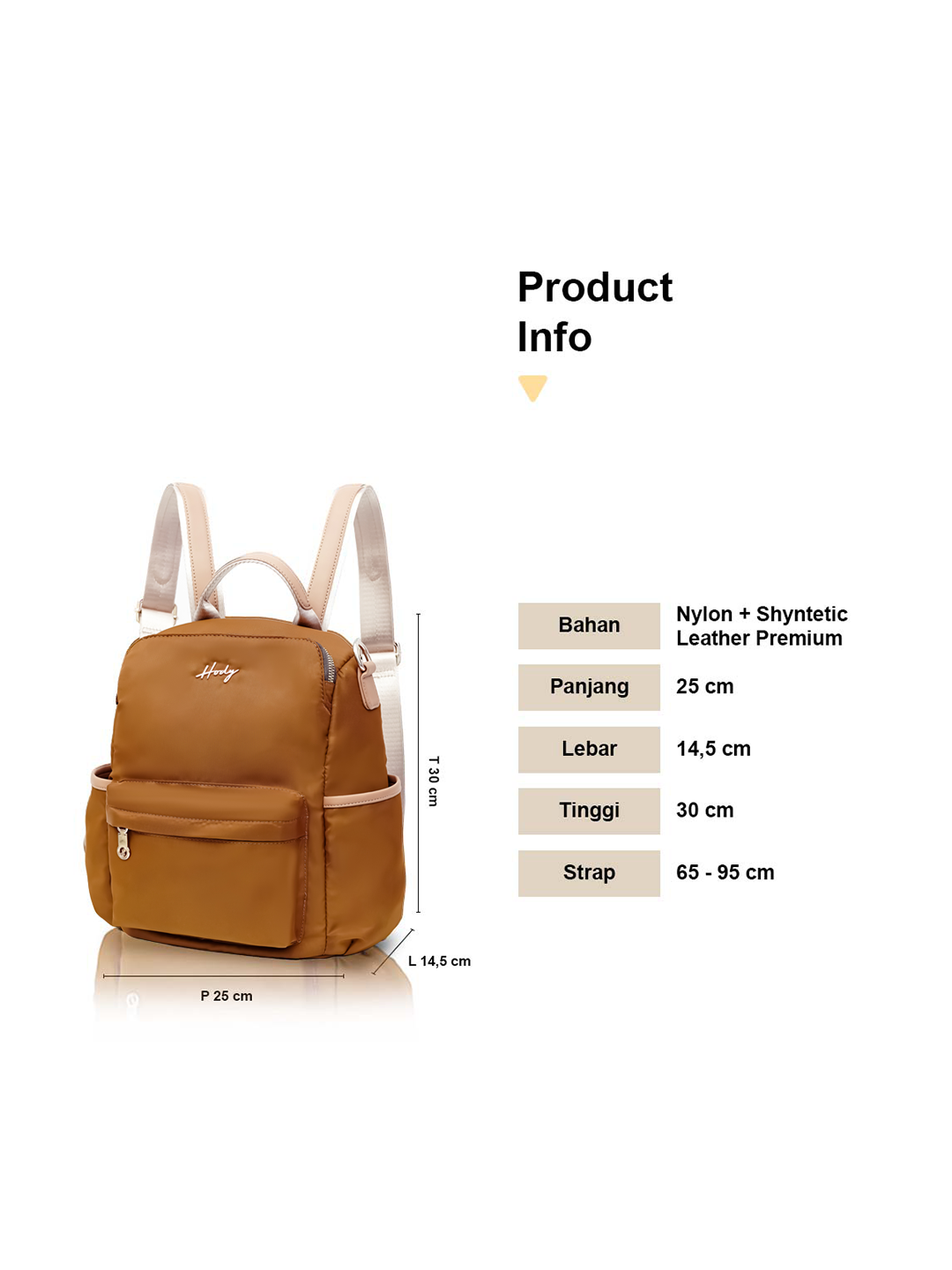 Hody - Tas Ransel Wanita Backpack Tas Wanita Ransel Sekolah Backpack Terbaru - NAMIRA BAG