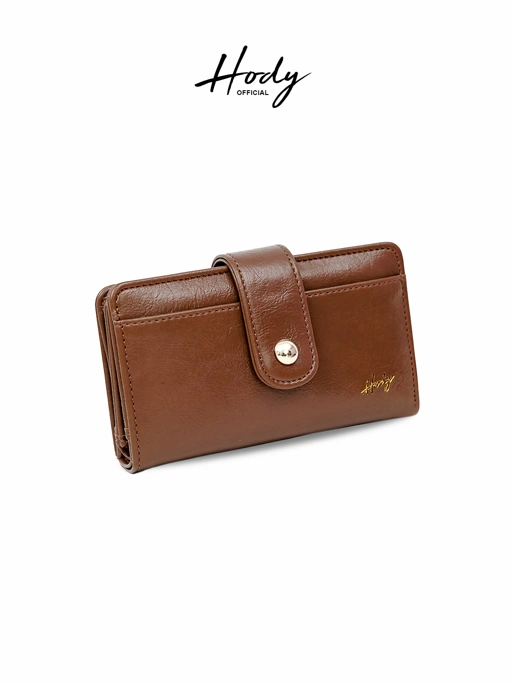 Image of Hody - Dompet Wanita Panjang Lipat Dompet Panjang Card Holder Wanita - NURA WALLET