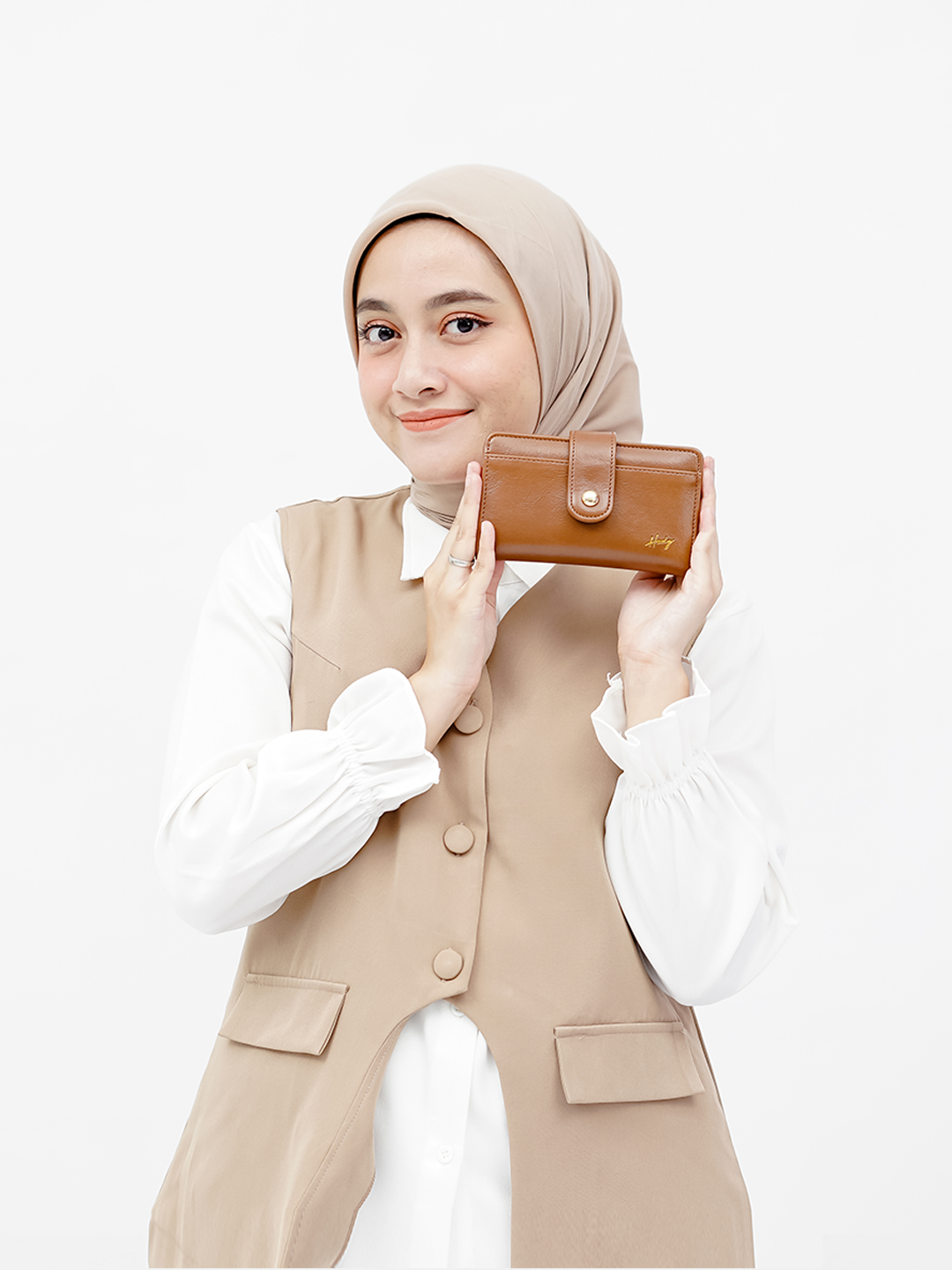 Hody - Dompet Wanita Panjang Lipat Dompet Panjang Card Holder Wanita - NURA WALLET