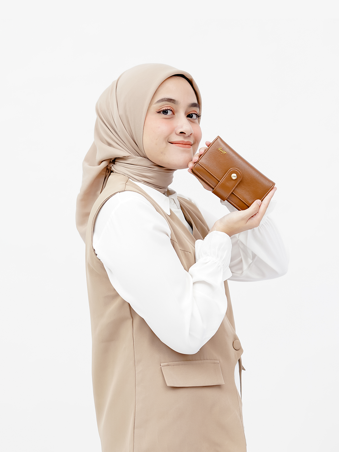Hody - Dompet Wanita Panjang Lipat Dompet Panjang Card Holder Wanita - NURA WALLET