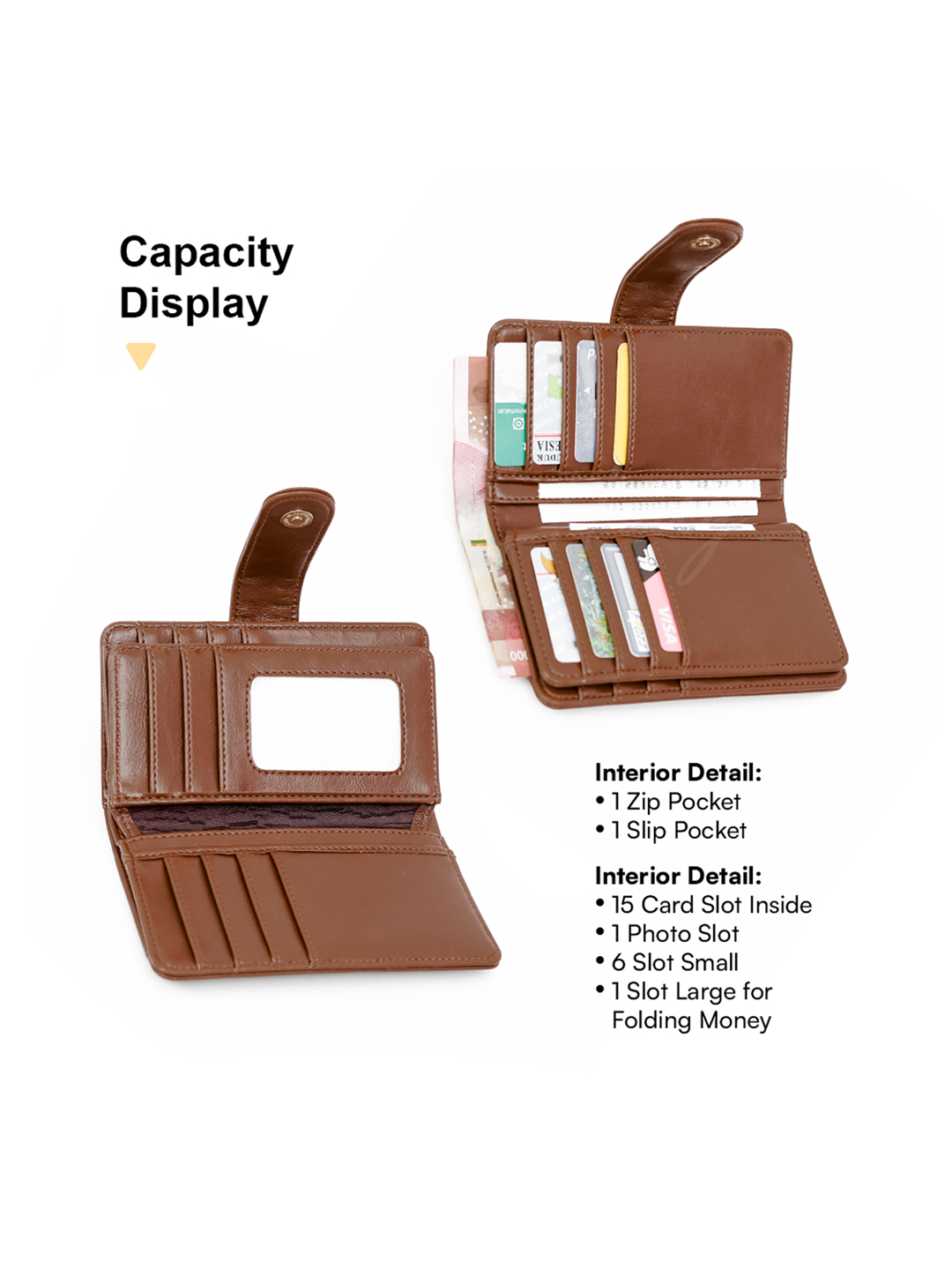 Hody - Dompet Wanita Panjang Lipat Dompet Panjang Card Holder Wanita - NURA WALLET