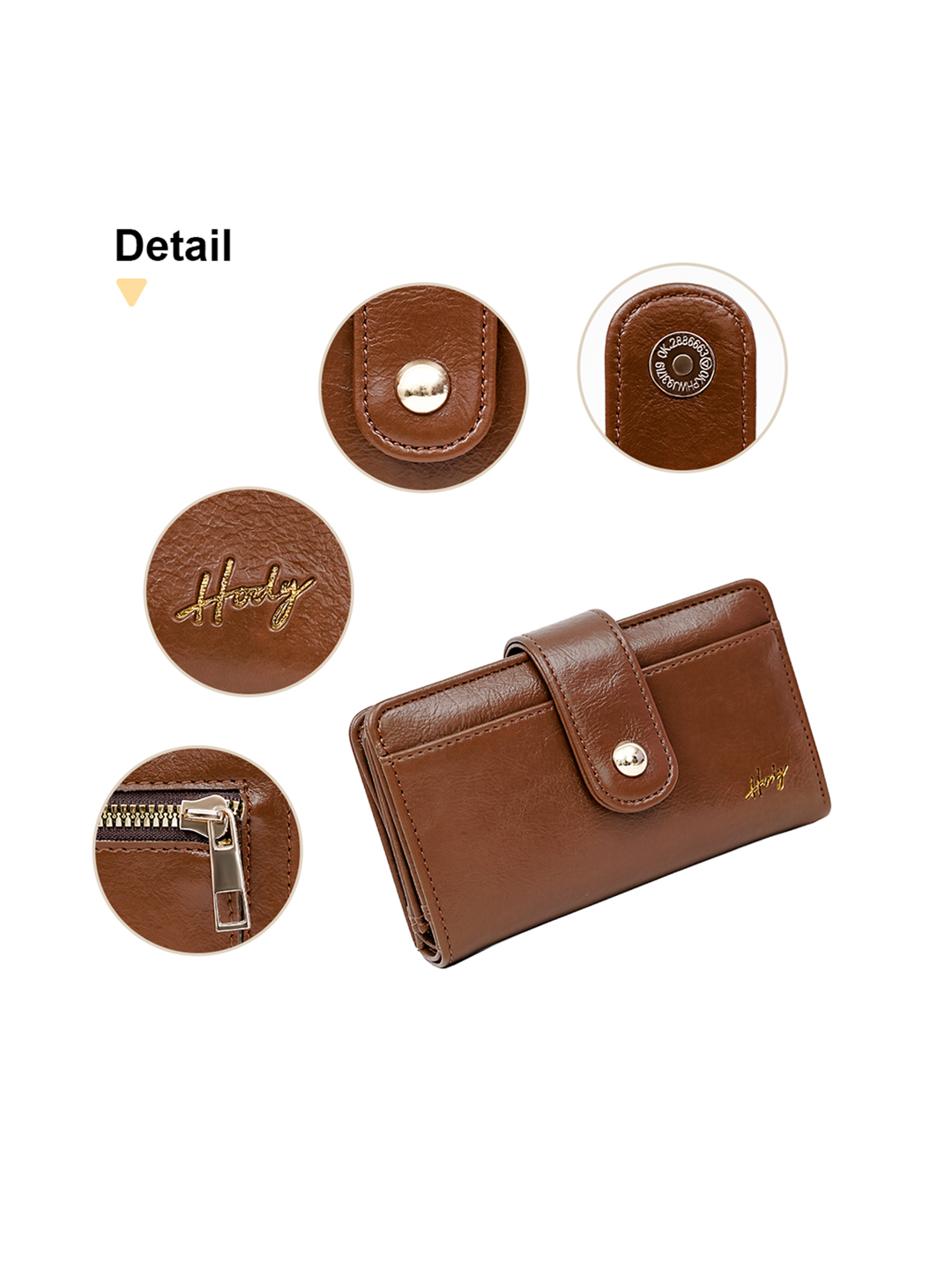Hody - Dompet Wanita Panjang Lipat Dompet Panjang Card Holder Wanita - NURA WALLET