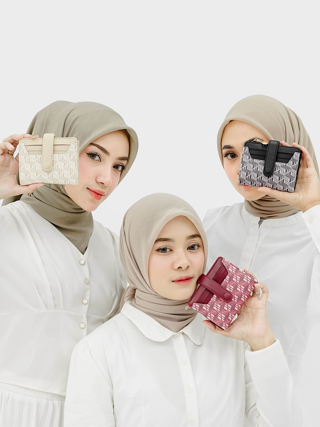 Hody - Dompet Lipat Wanita Dompet Mini Card Holder - RHEA WALLET