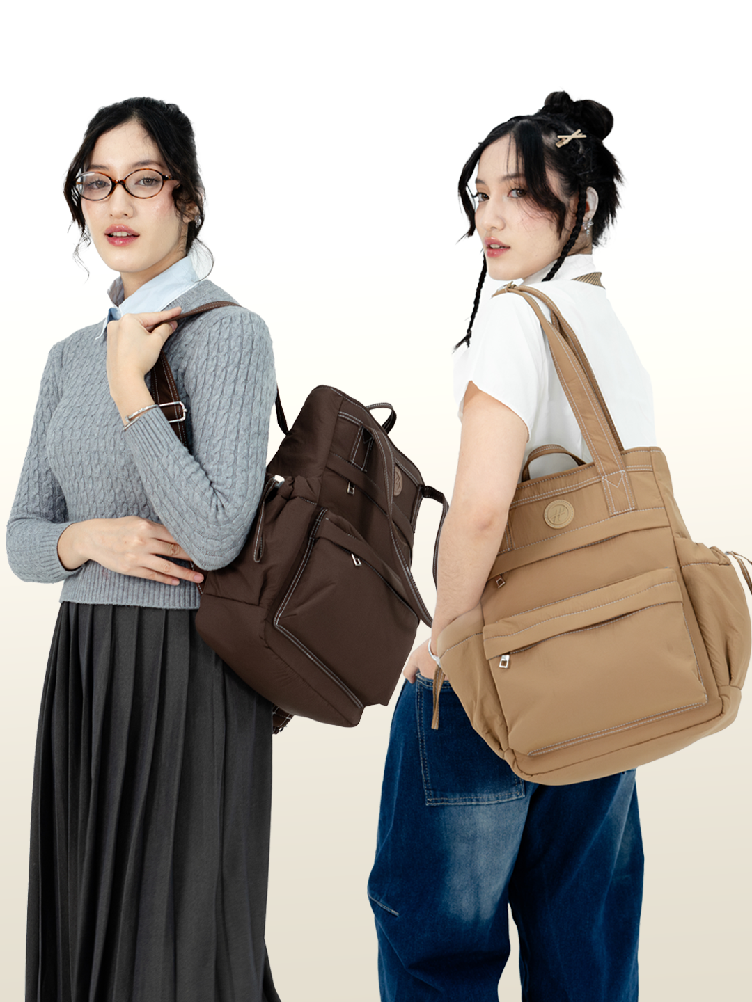 Hody - Tas Ransel Wanita Backpack Totepack Terbaru Tas Ransel Laptop Sekolah Kuliah Totebag 2 in 1 - RIKU TOTEPACK