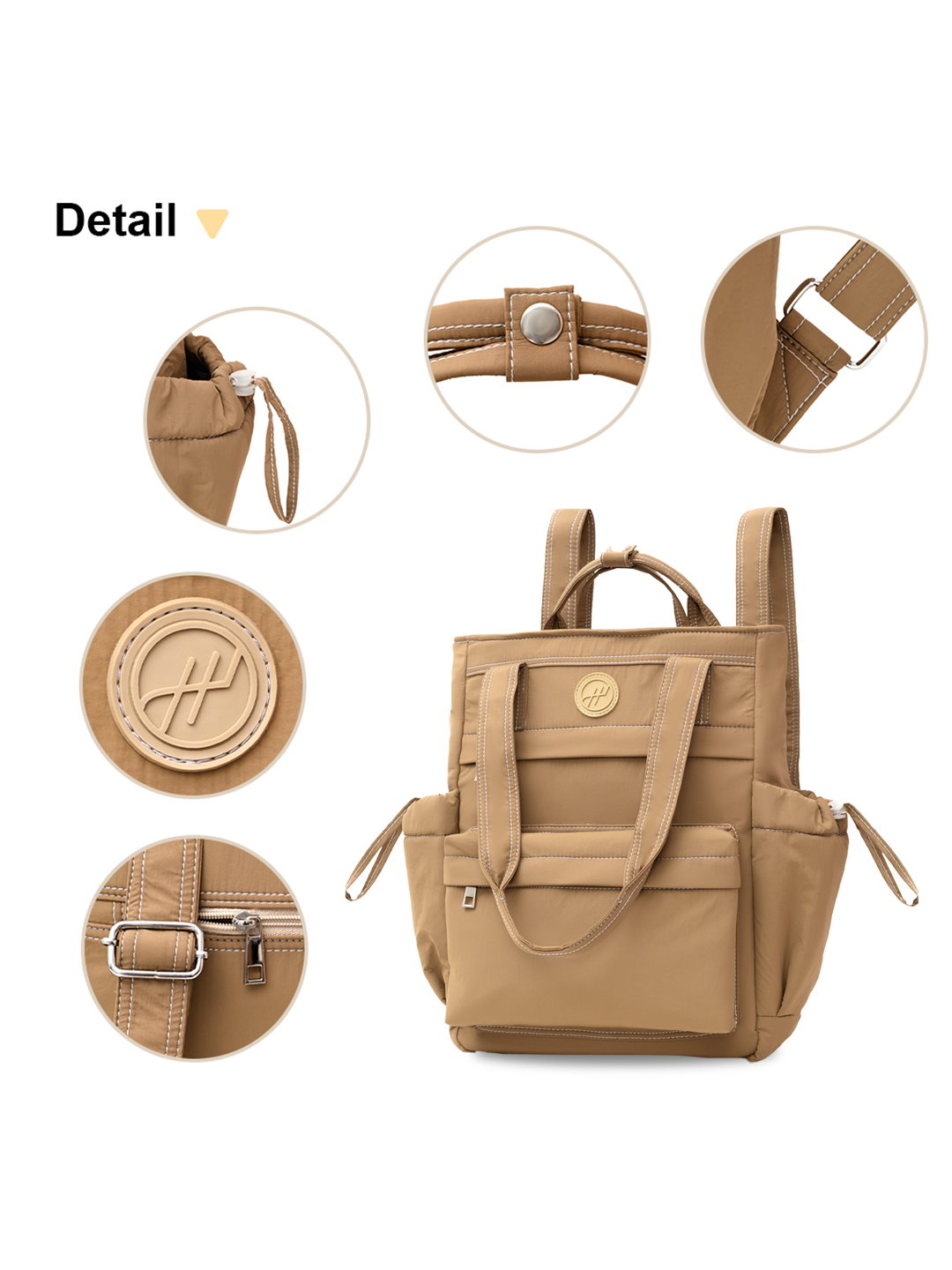 Hody - Tas Ransel Wanita Backpack Totepack Terbaru Tas Ransel Laptop Sekolah Kuliah Totebag 2 in 1 - RIKU TOTEPACK