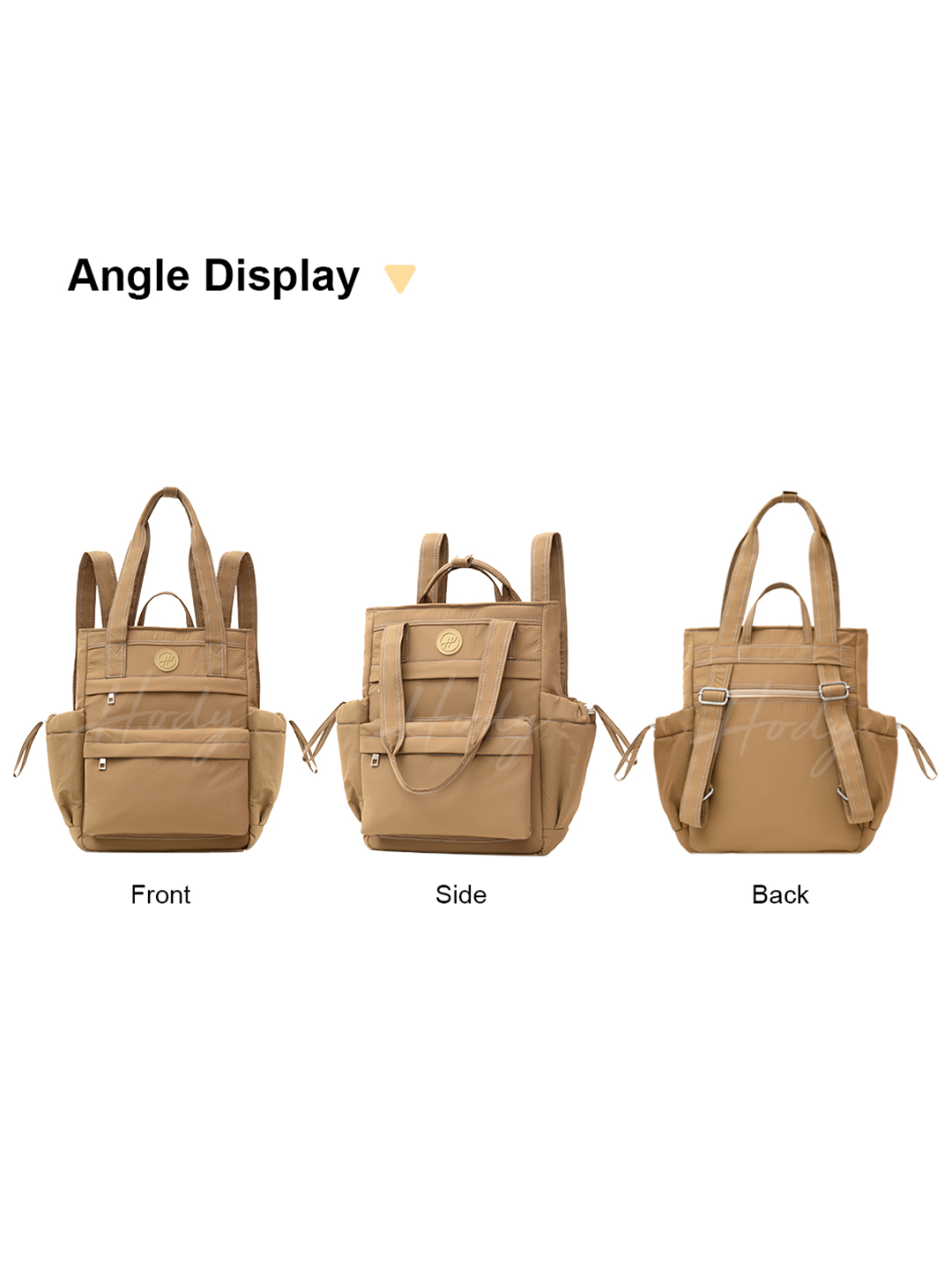 Hody - Tas Ransel Wanita Backpack Totepack Terbaru Tas Ransel Laptop Sekolah Kuliah Totebag 2 in 1 - RIKU TOTEPACK