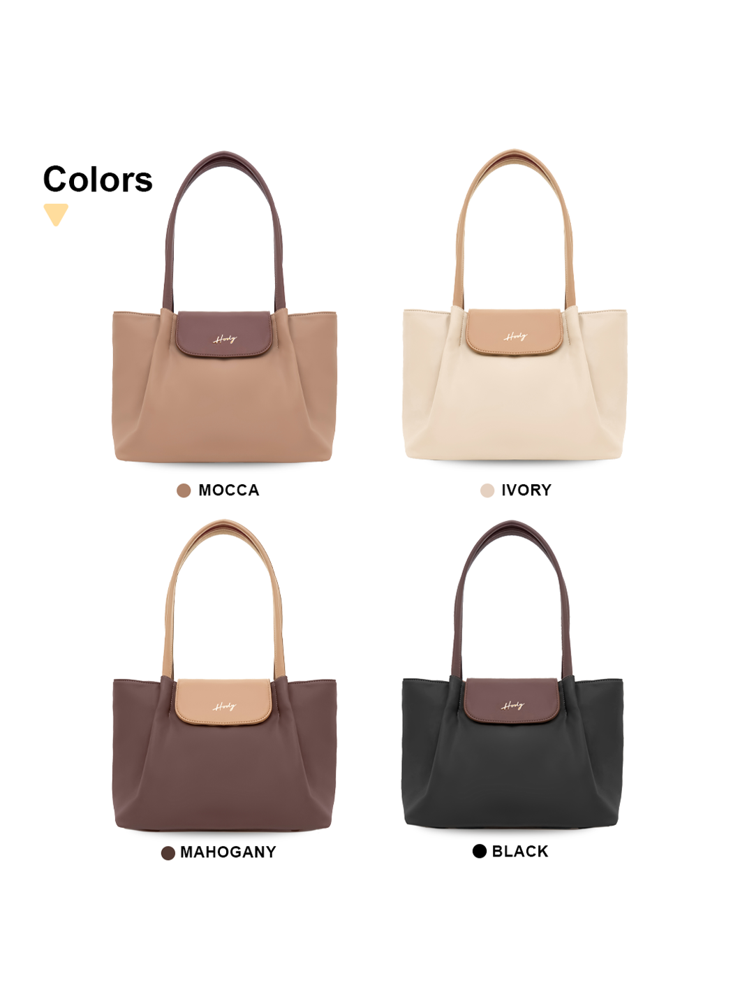 Hody - Tas Wanita Totebag Terbaru Tas Bahu Wanita Kuliah Kerja Shoulder Bag - RUNA TOTE BAG
