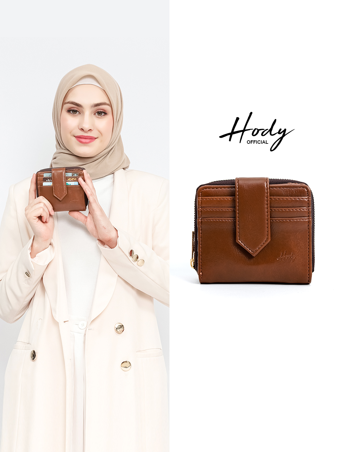 Hody - Dompet Lipat Wanita Card Holder Wanita - SACHIE WALLET