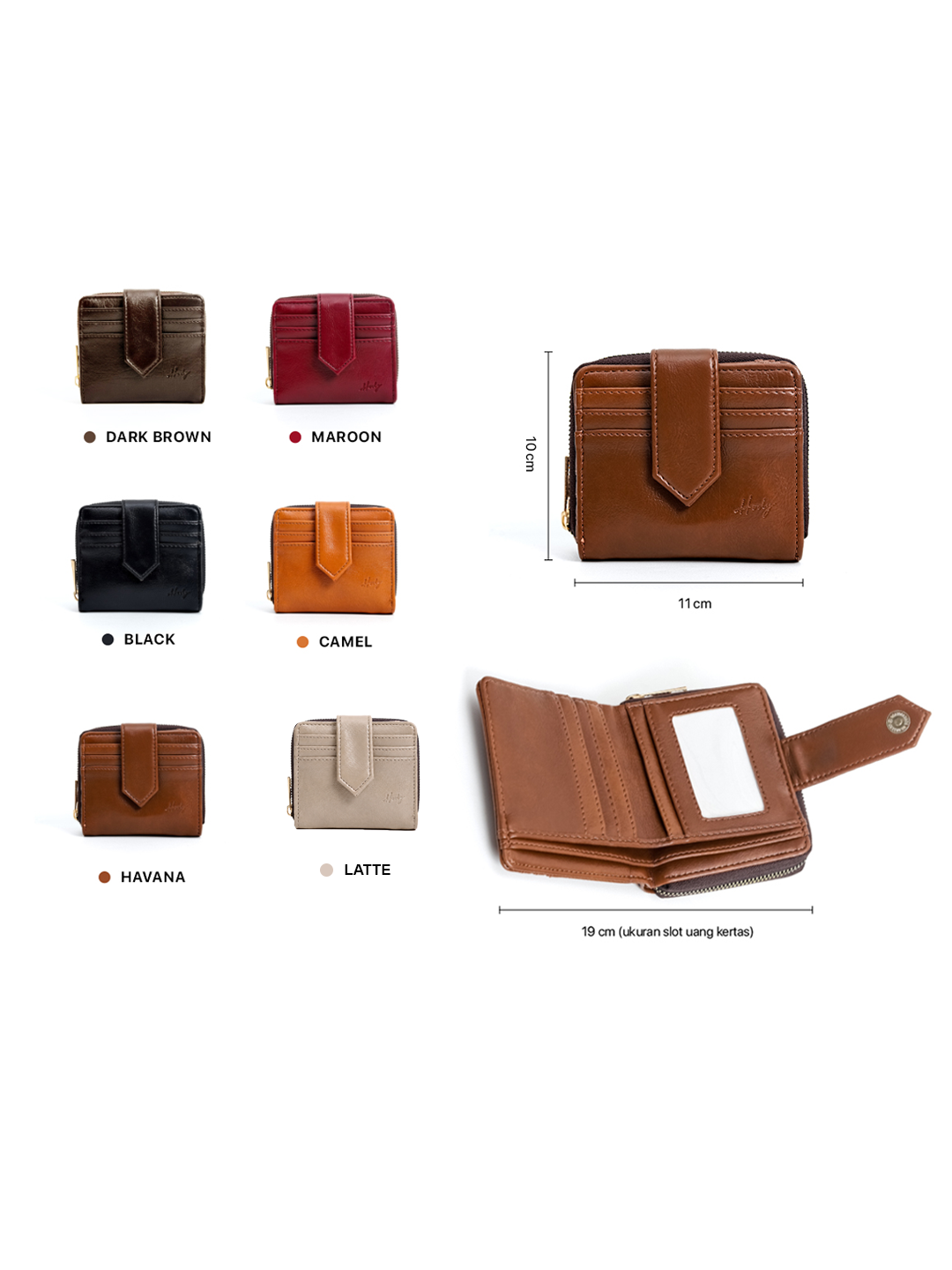 Hody - Dompet Lipat Wanita Card Holder Wanita - SACHIE WALLET