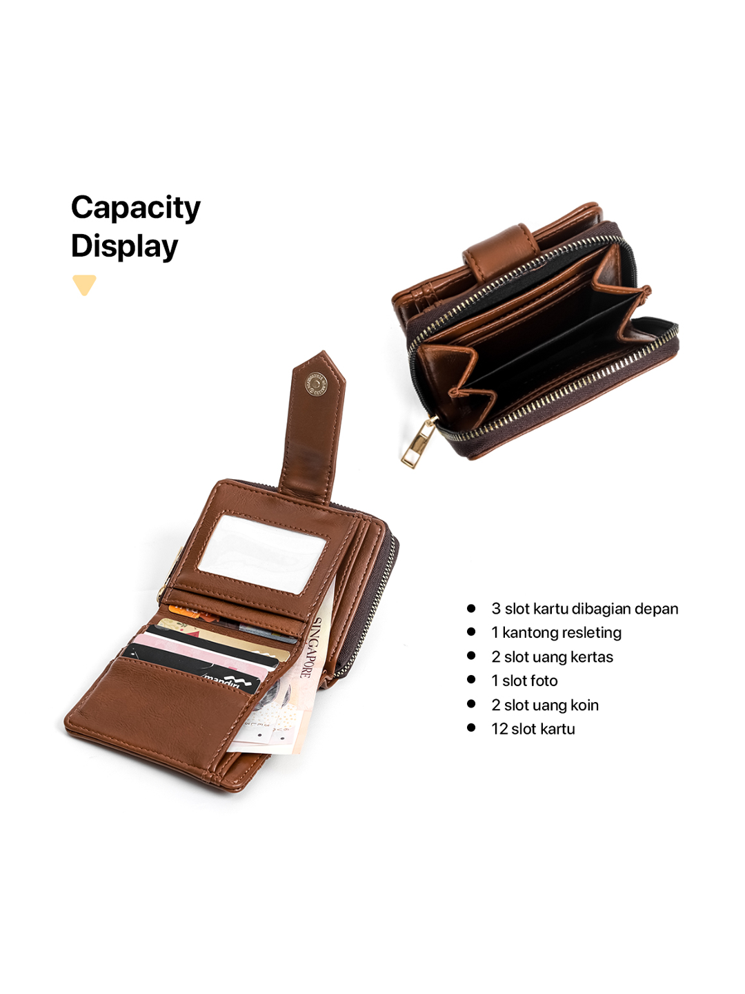 Hody - Dompet Lipat Wanita Card Holder Wanita - SACHIE WALLET