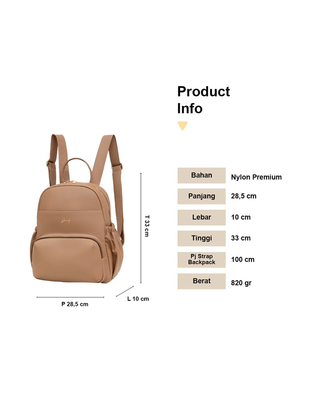 Hody - Tas Ransel Wanita Backpack Mini Tas Wanita Ransel Mini Sekolah Backpack Terbaru - SERA BAG