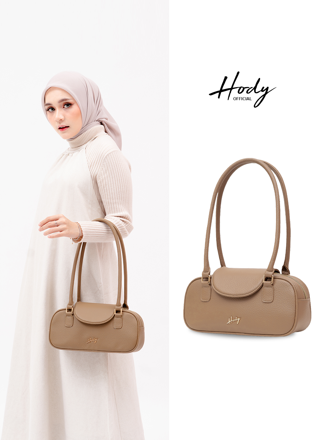 (NEW COLLECTION) Hody - Tas Selempang Wanita Terbaru Shoulder Bag Korean Style Kekinian - Shena Bag