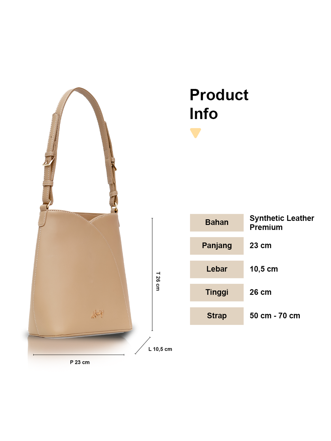 Hody - Tas Wanita Totebag Wanita Tas Bahu Kerja Kuliah Tas Wanita Terbaru Tote Bag Shoulder Bag - TULIP BAG