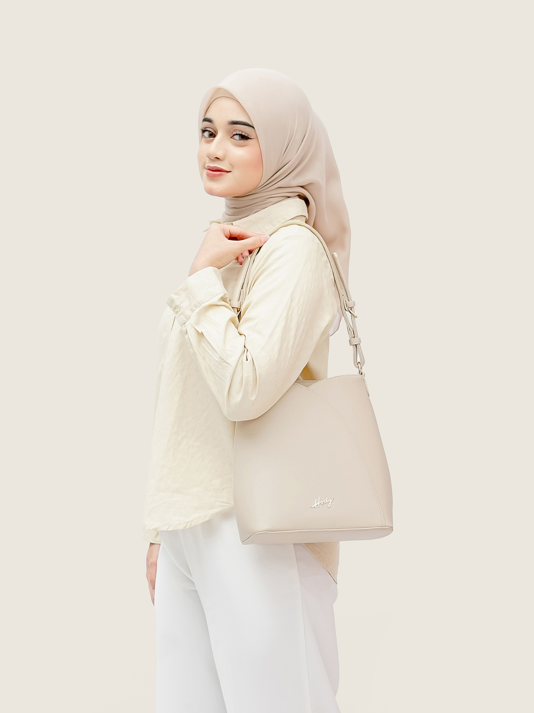Hody - Tas Wanita Totebag Wanita Tas Bahu Kerja Kuliah Tas Wanita Terbaru Tote Bag Shoulder Bag - TULIP BAG