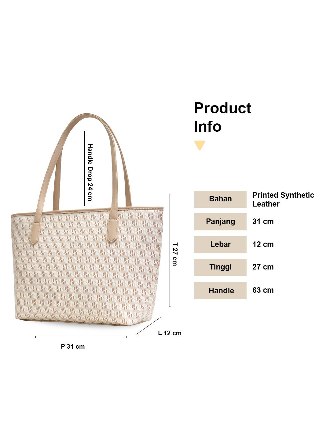 Hody - Tas Wanita Tote Bag Terbaru Totebag Wanita Tas Bahu Kuliah Kerja - VELLA TOTEBAG