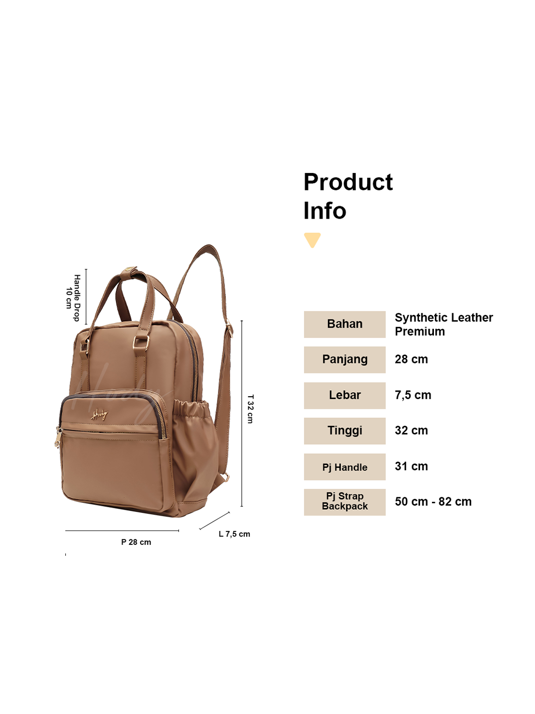 Hody - Tas Ransel Wanita Mini Backpack Terbaru Ransel Sekolah Backpack Kerja - ZANEE BAG