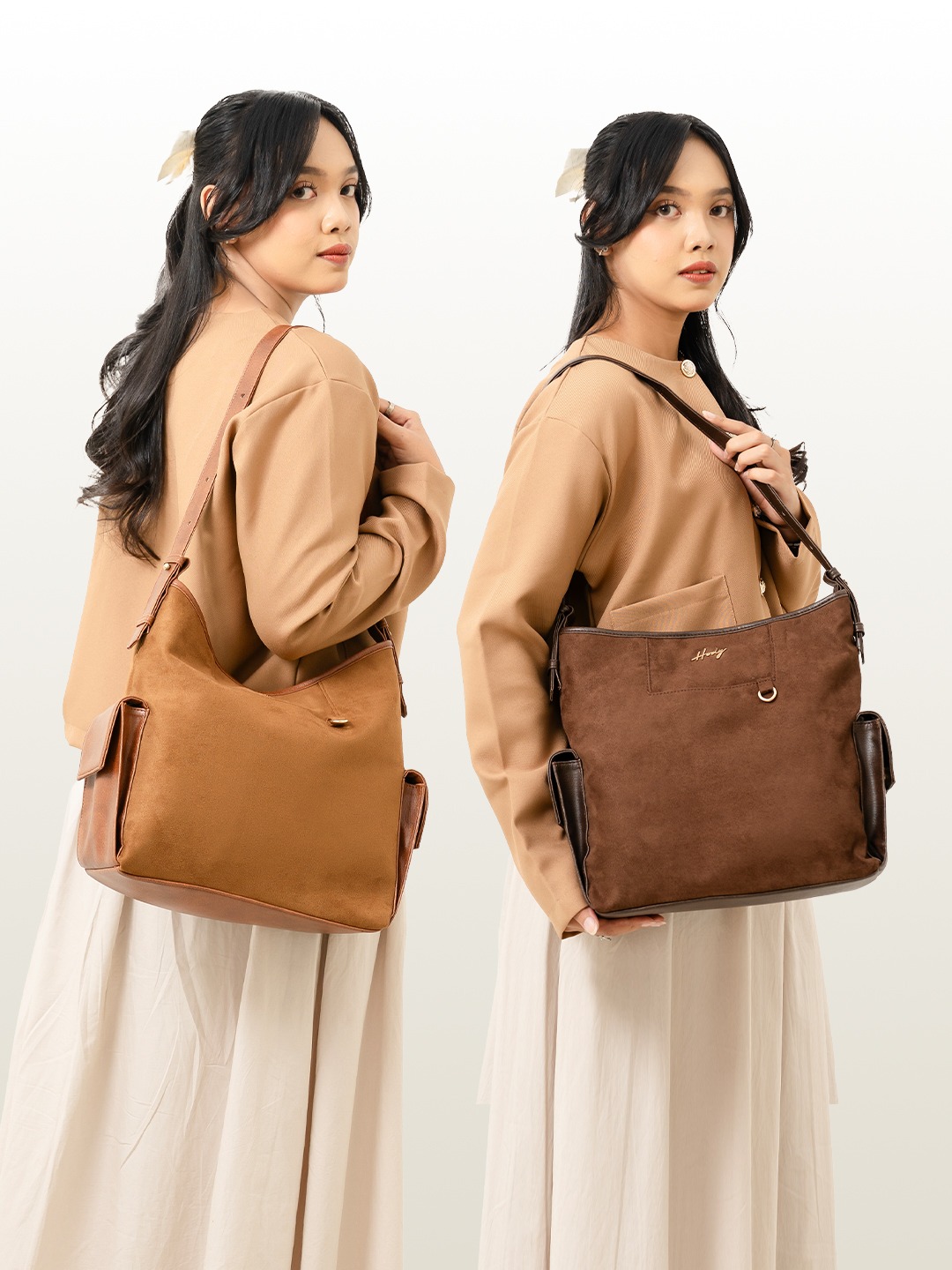 Hody - Tas Wanita Totebag Hobo Bag Kuliah Kerja Tas Bahu Shoulder Bag Terbaru - MARVA BAG