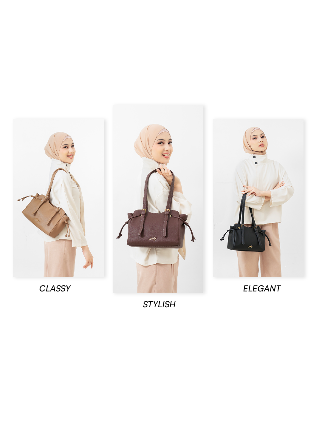 Hody - Tas Wanita Totebag Tas Bahu Wanita Terbaru Kerja Kuliah Shoulder Bag Tote Bag Elegant - TASHA BAG
