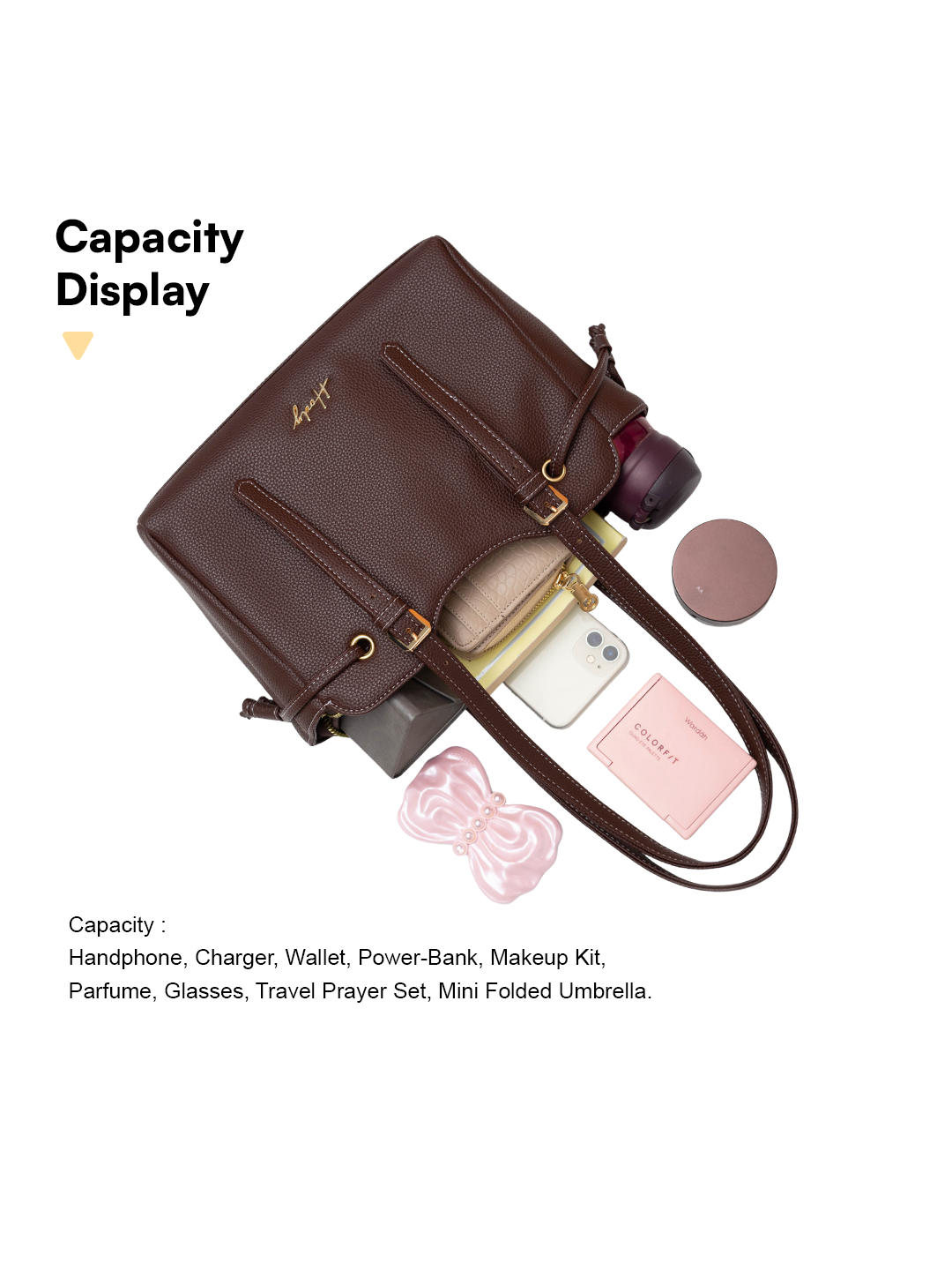 Hody - Tas Wanita Totebag Tas Bahu Wanita Terbaru Kerja Kuliah Shoulder Bag Tote Bag Elegant - TASHA BAG