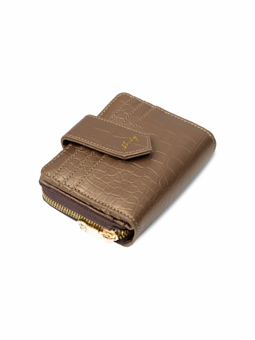 Hody - Dompet Wanita Dompet Lipat Wanita Tas Wanita Kartu Dompet Mini Cewek Card Holder Kecil Kekinian Kulit Croco - SACHIE CROCO WALLET