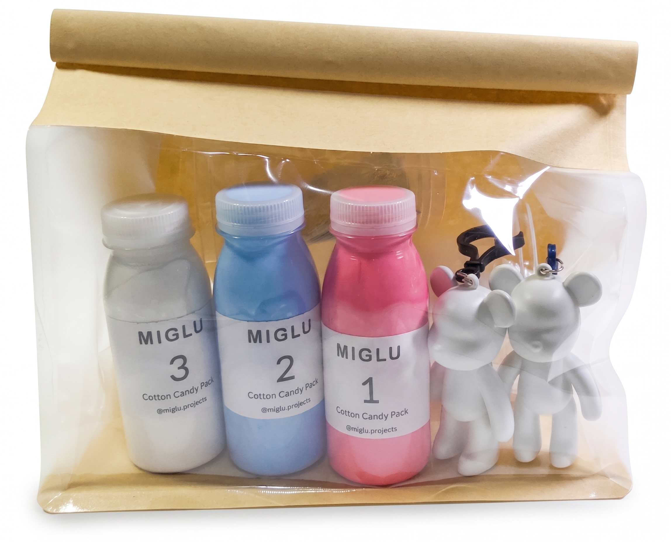 DIY Fluid Bear Art Kit - Home Edition (Complete Couple Pack)