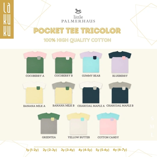 Image of Lakuku - Tee Tripocket Block Color Little Palmerhaus