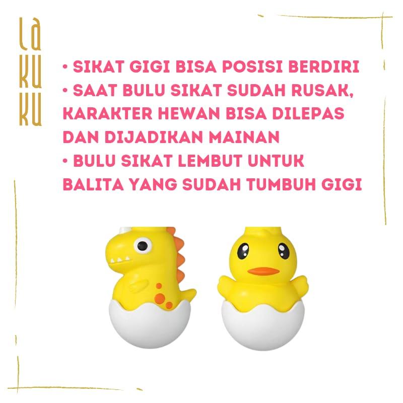 Lakuku - Sikat Gigi Anak Lembut Standing Baby Kids Toothbrush