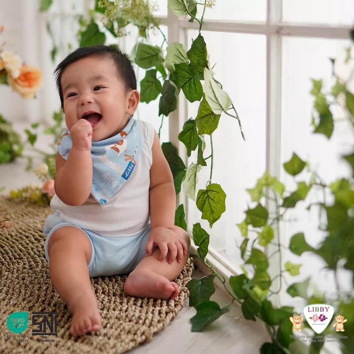 Lakuku- Singlet Libby Baju Kutang Dalaman Anak bayi balita putih polos