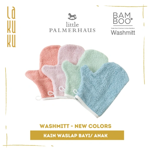Lakuku - Palmerhaus Washmitt BAMBOO Little Palmerhaus - Waslap Bayi Washlap Handuk Bilas