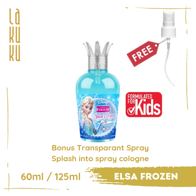 Lakuku - Eskulin Kids Splash Cologne 60ml Princess Disney Parfum Anak Wangi
